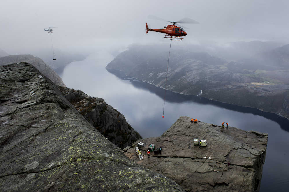 ノルウェーの絶景スポットで「ミッション・インポッシブル６」の撮影開始