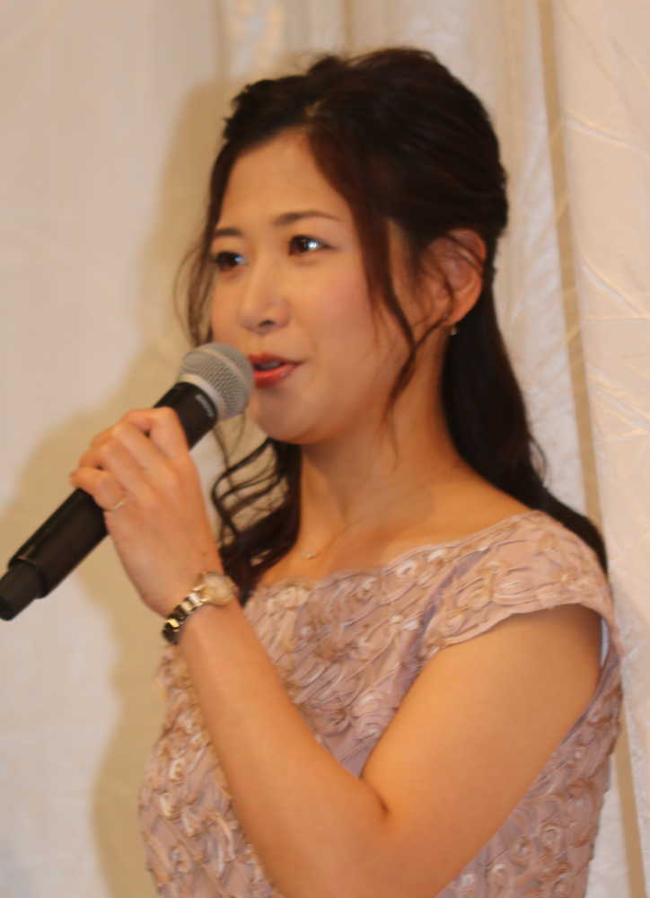 「第６８回ＮＨＫ紅白歌合戦」出場歌手発表会に出席した総合司会の桑子真帆アナウンサー