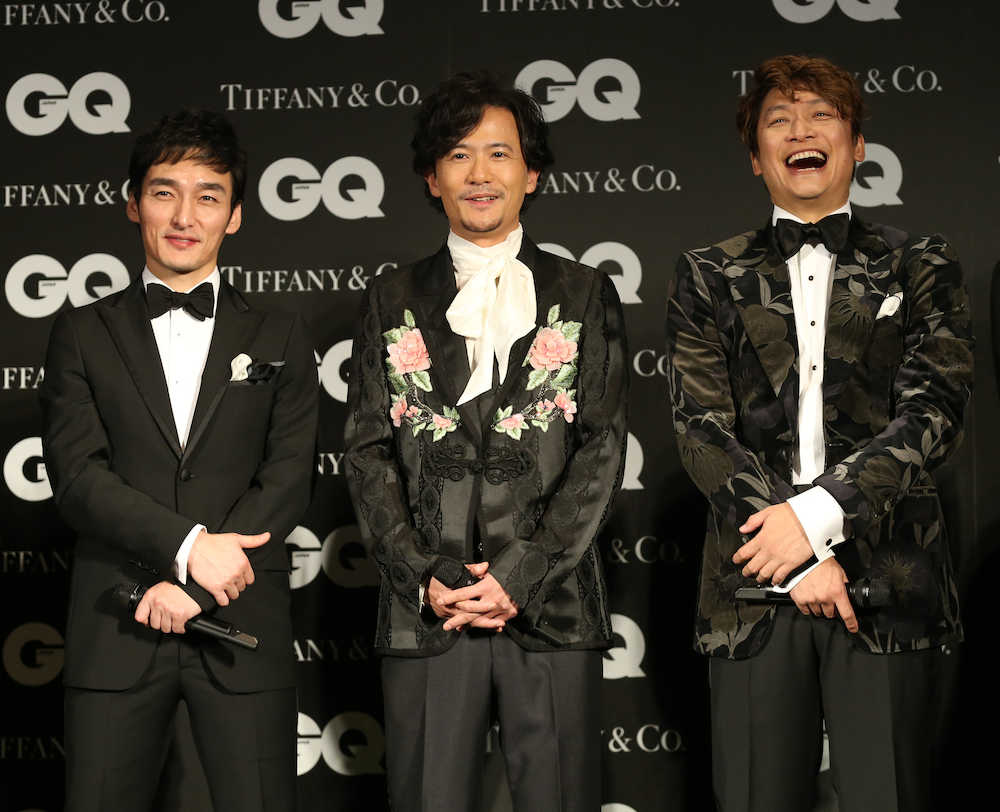 今年一番輝いた男に草なぎ＆稲垣＆香取　元ＳＭＡＰ３人そろってイベント初登場