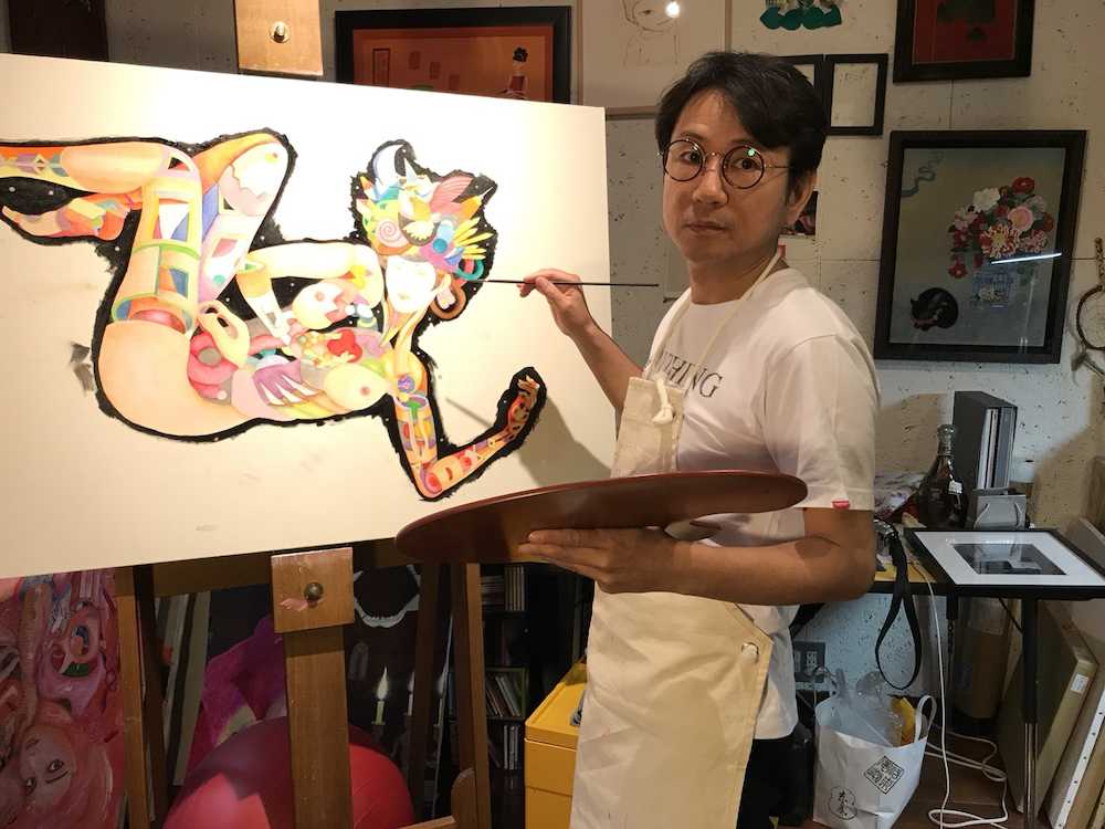 【画像・写真】【夢中論】藤井フミヤ“アナログ回帰”　音楽でも絵画でも唯一無二の表現求めて