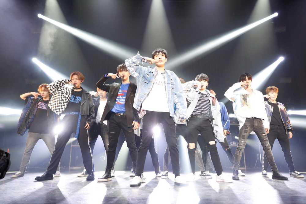 韓国男性13人組SEVENTEEN　日本デビューイベント「目標は東京Ｄ」