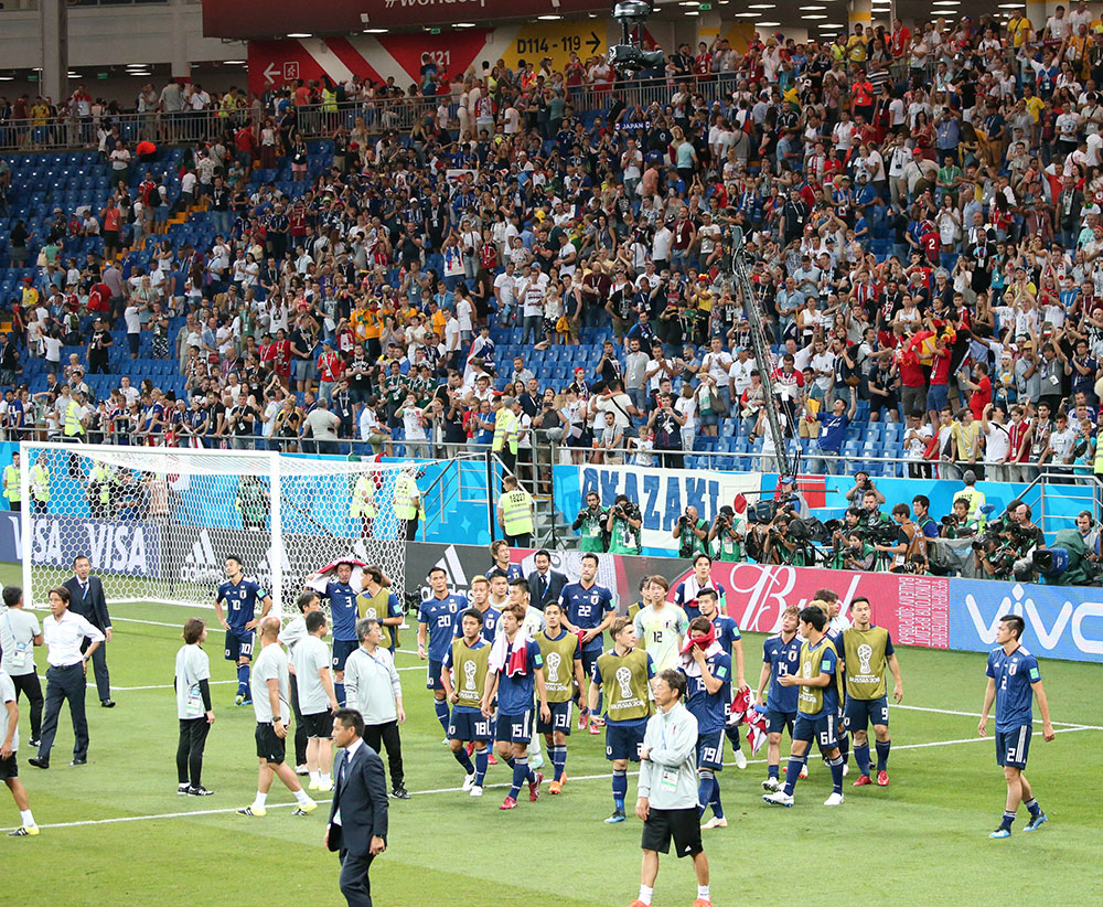 Ｗ杯ロシア大会　日本代表戦延べリアルタイム視聴者数は約１億７４５８万人