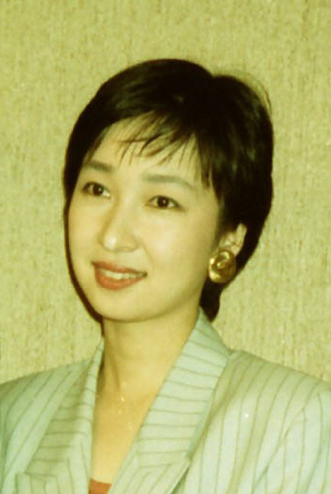 浜尾朱美さん（１９８９年撮影）