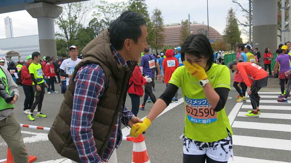 ＡＢＣ・川添アナ　フルマラソン初挑戦で５時間切り完走も「次はパン食い競争」