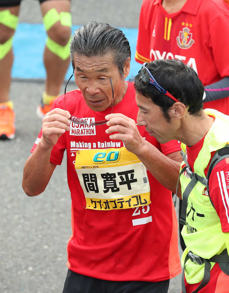【大阪マラソン】間寛平　２５年の万博まで走る宣言！「大阪の街を盛り上げる」