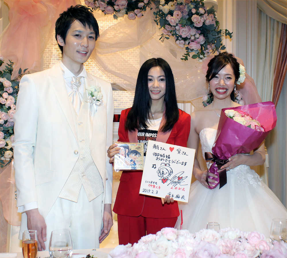 倉木麻衣　結婚式にサプライズ登場で祝福「幸せな家庭を」