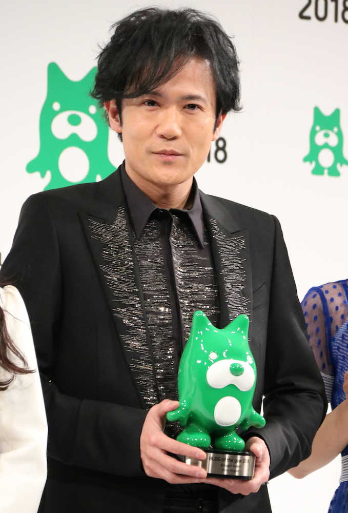 稲垣吾郎　ブログ優秀賞に喜び「これからもアイドルの日常を皆さんと共感したい