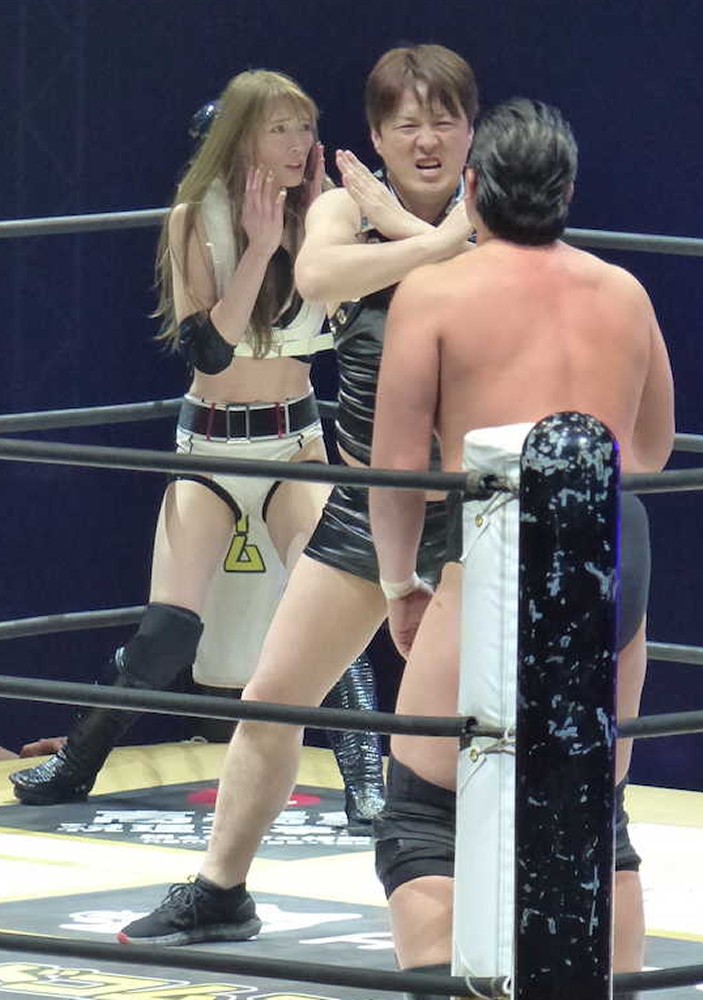 「純烈」酒井が古巣のプロレス参戦　屈強レスラーに「女性に暴力はダメ」　元メンバー不祥事が頭よぎる？