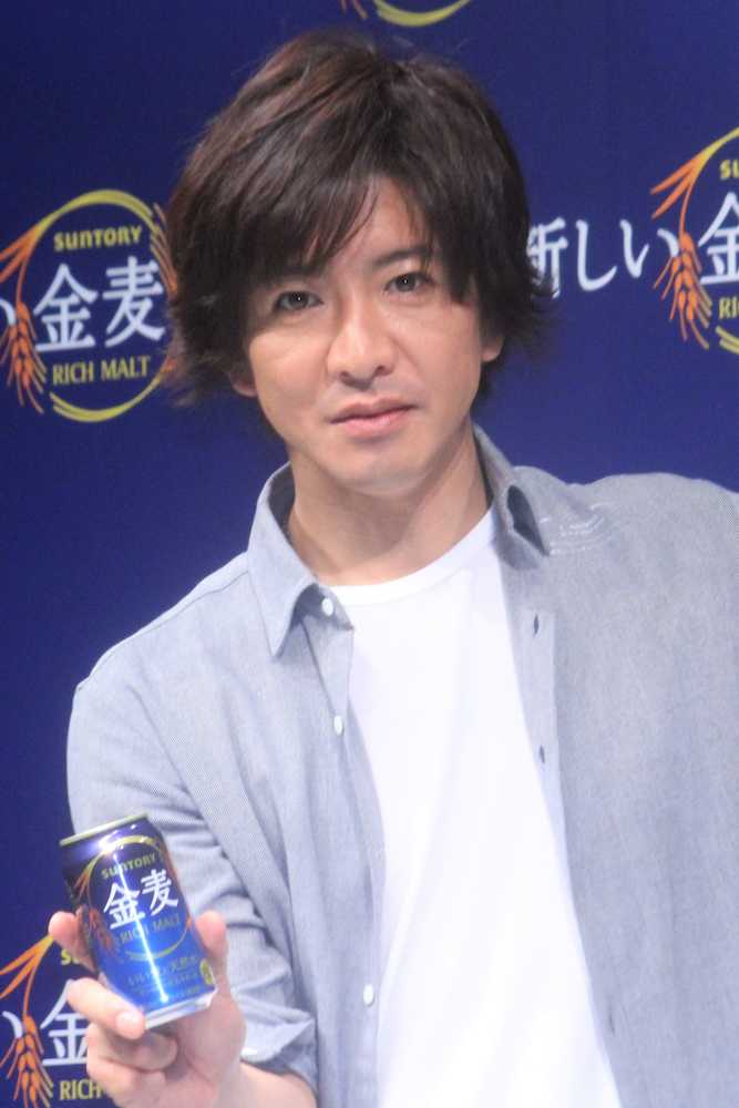 【画像・写真】木村拓哉　「金麦」新ＣＭに登場「記者会見できんぴら食べるのは僕だけじゃ」