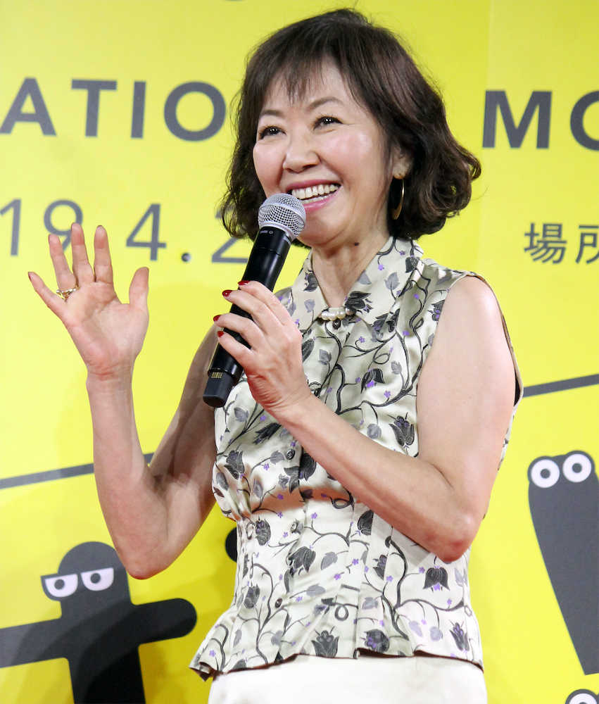 沖縄国際映画祭の概要発表会見に出席した浅田美代子