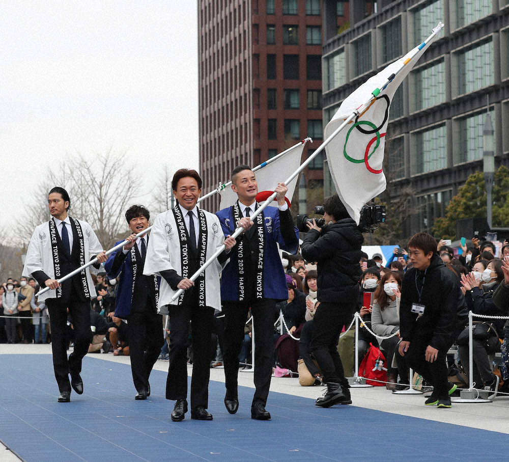 TOKIO　4人体制になって初の4ショット「TOKIOで東京って何か感慨深い」