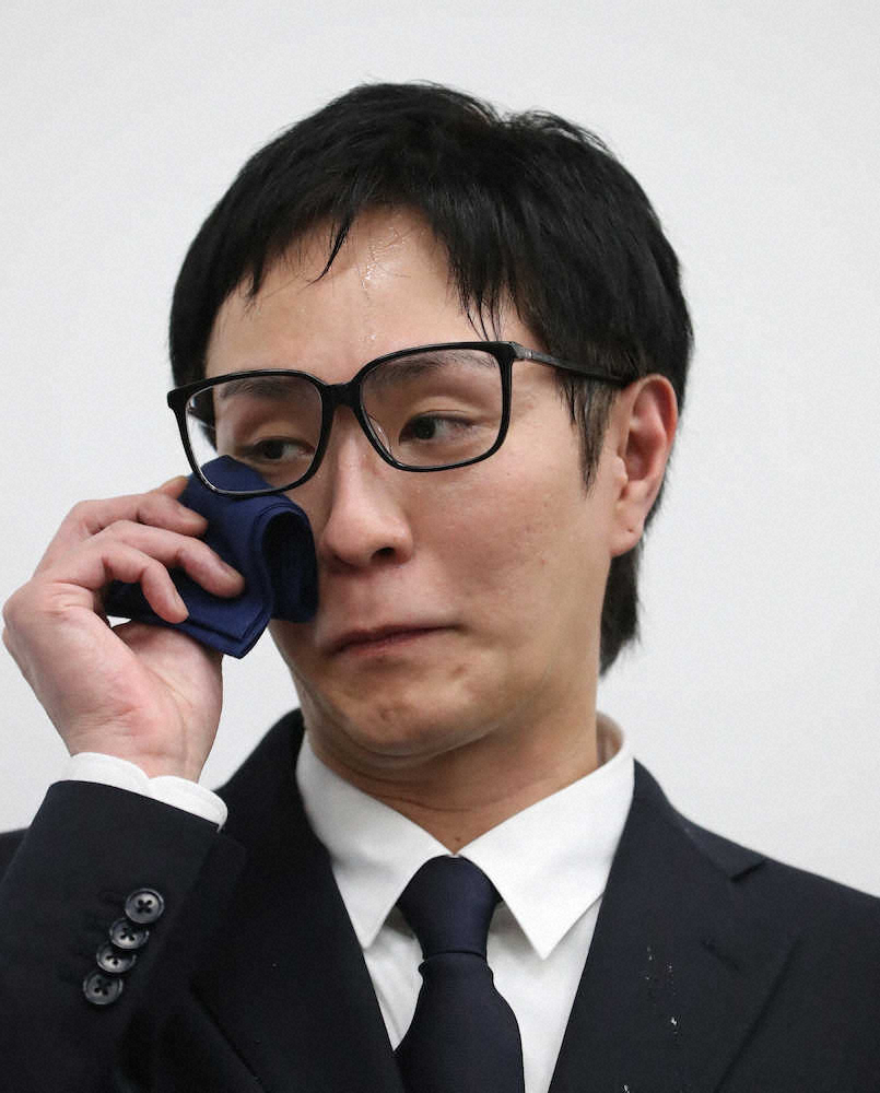 【浦田直也　謝罪会見（7）】「申し訳ない気持ちでいっぱい」連発　被害者に直接謝罪も