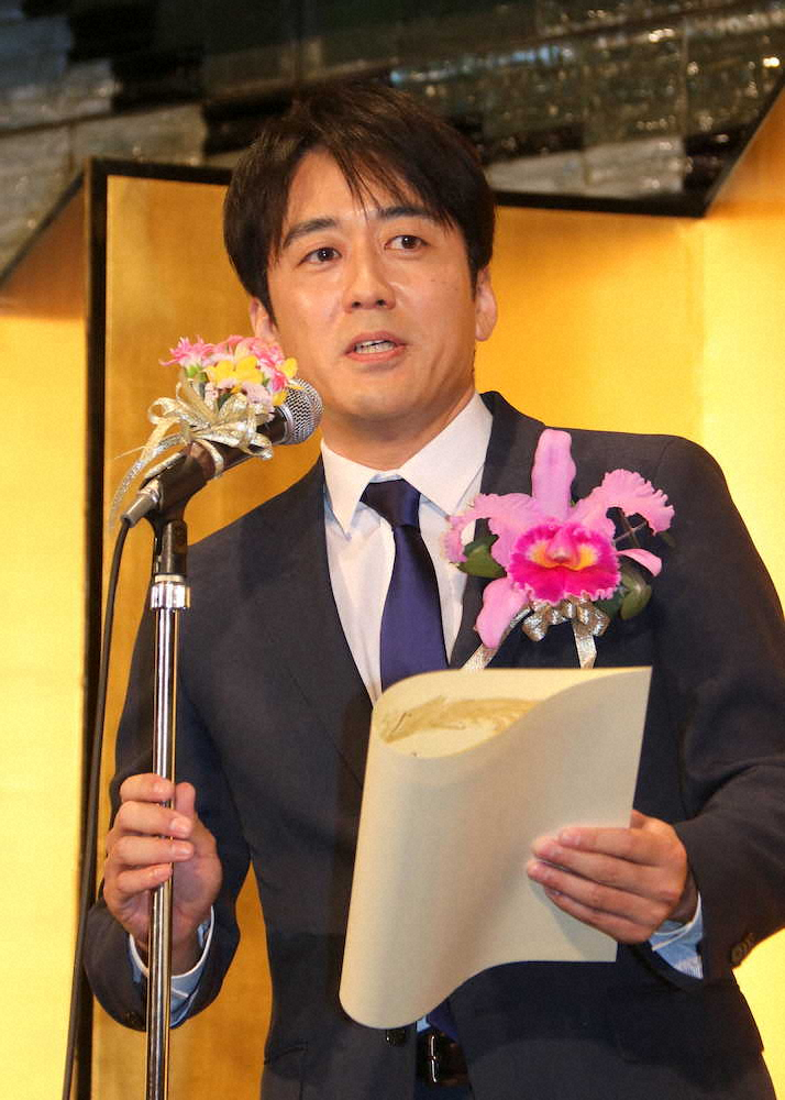 「第27回橋田賞」授賞式に登場したTBSの安住紳一郎アナ