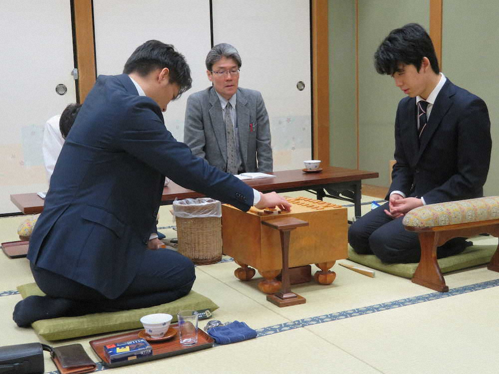 藤井七段　都成五段と対局　勝てば棋王戦挑戦者決定Ｔに進出