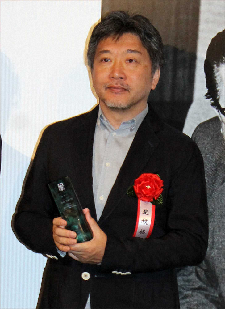 是枝監督に「藤本賞」、映画製作者を表彰　喜び語る