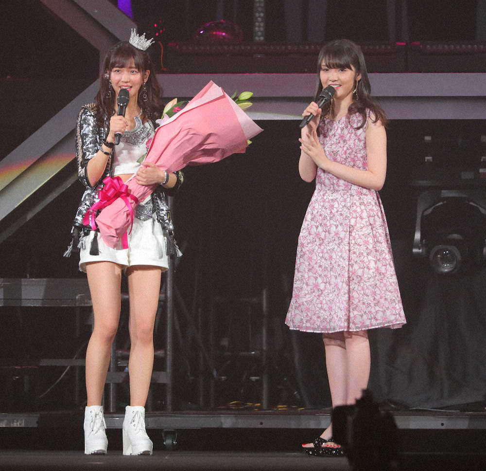 「Juice＝Juice」宮崎由加　最終公演で卒業　道重花束に感激