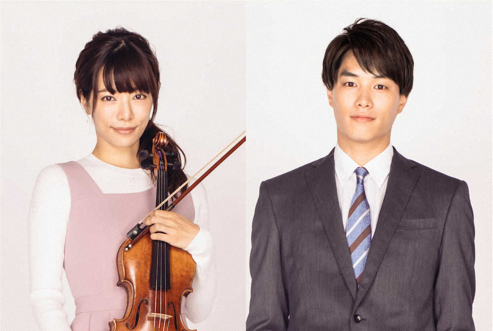 TBSドラマ「G線上のあなたと私」に出演する桜井ユキ（左）と鈴木伸之