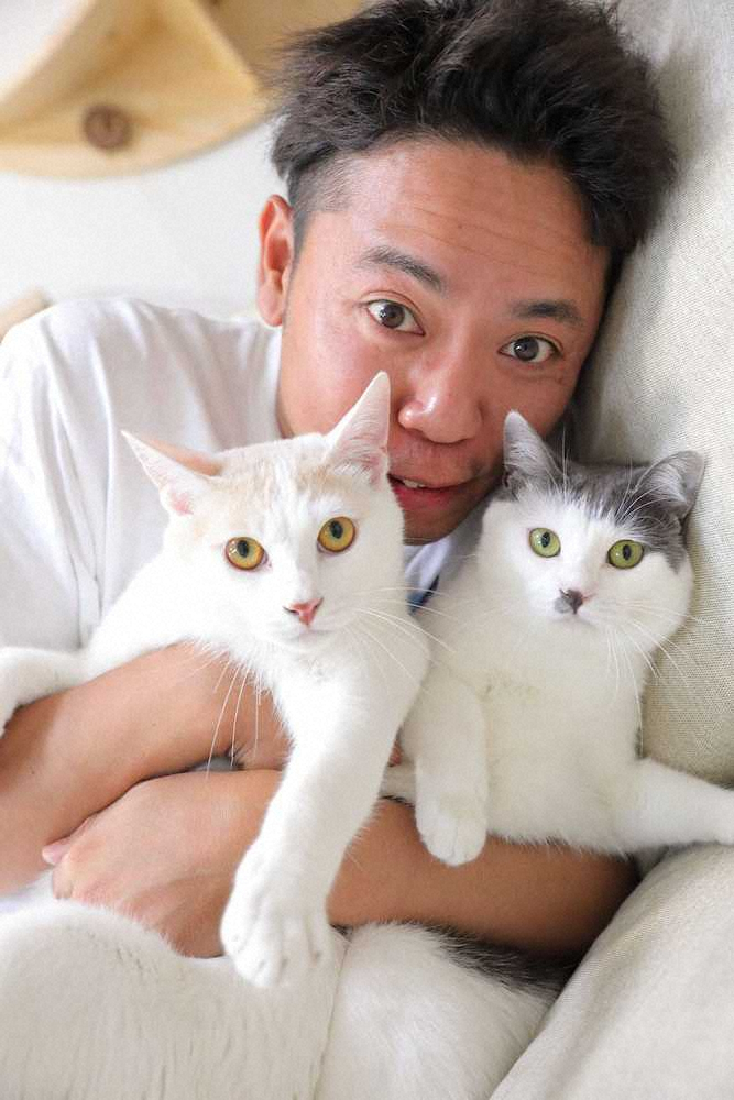 サンシャイン池崎　2匹の愛猫の動画投稿　“空前絶後”のチャリティーユーチューブチャンネル開設
