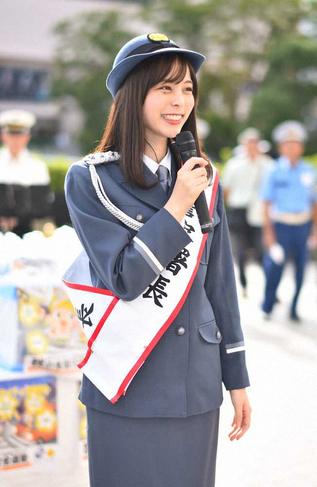 【画像・写真】山本萩子　初の制服姿に背筋ピン!ZIPなど出演、22歳フリーアナ