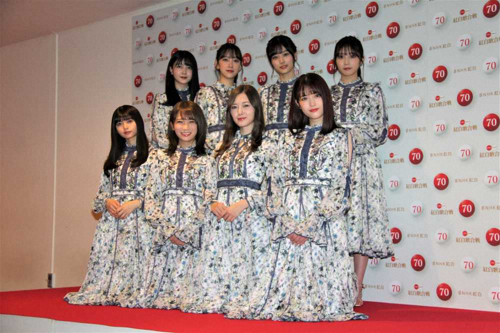 「第70回NHK紅白歌合戦」2日目リハーサルで取材に応じた乃木坂46