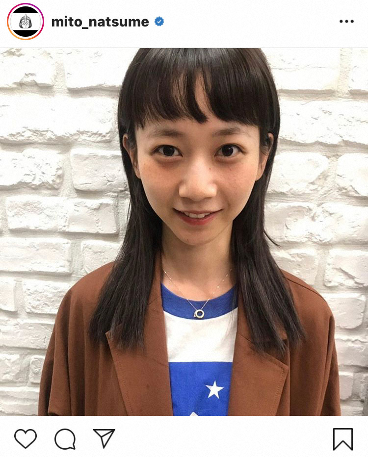 【画像・写真】三戸なつめ「前髪伸ばしました」インスタ投稿　ファン驚き「超レア！」「新鮮」「かわいい」