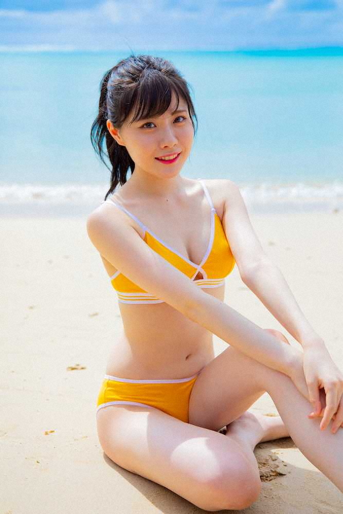 【画像・写真】SKE48谷真理佳　初のイメージDVD4・1発売、沖縄で美白ボディー全開　大胆シーンも