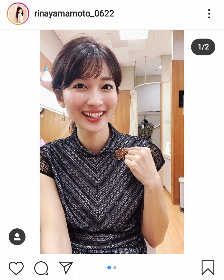 【画像・写真】TBS山本里菜アナのセルフヘアカット「切りすぎたかな？」　ネットは「似合ってます」