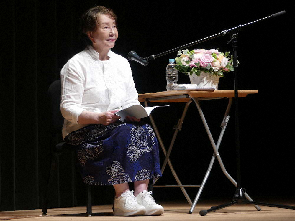 「戦争の記憶と記録を語り継ぐ映画祭」でトークショーを行った渡辺美佐子
