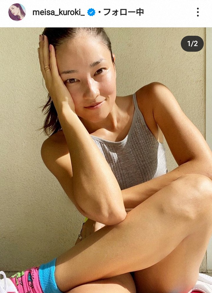 【画像・写真】黒木メイサ、タンクトップ姿披露に「見惚れてしまう」　靴下にも注目集まり「何だか気になります」