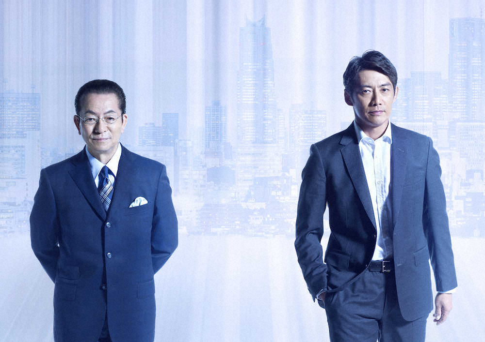 0月からスタートすることが決まったテレビ朝日「相棒　season19」に出演する水谷豊（左）と反町隆史