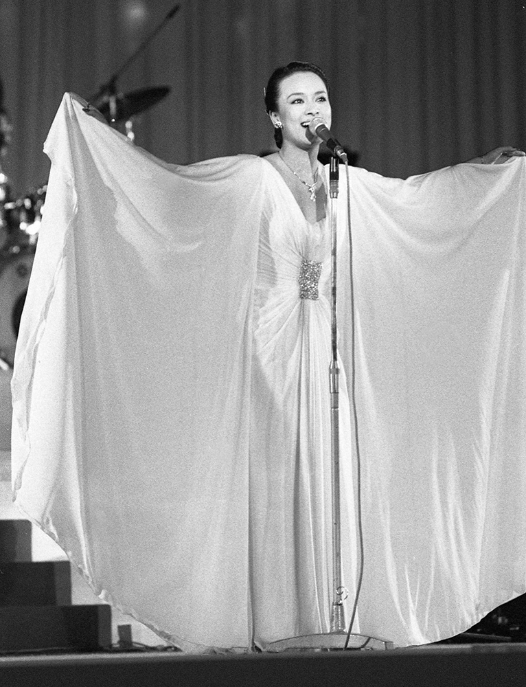 歌手のジュディ・オング（1979年撮影）