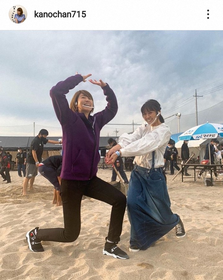 【画像・写真】狩野舞子さん　浅尾美和とのツーショット披露に反響「美女コンビ最高です」「女神が2人降臨！」