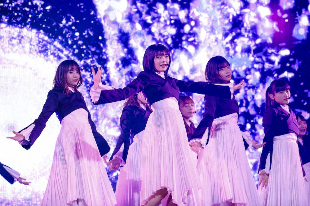 櫻坂46が初ライブ　新センター森田ひかる「たくさんの人の心に響くようなパフォーマンスを」