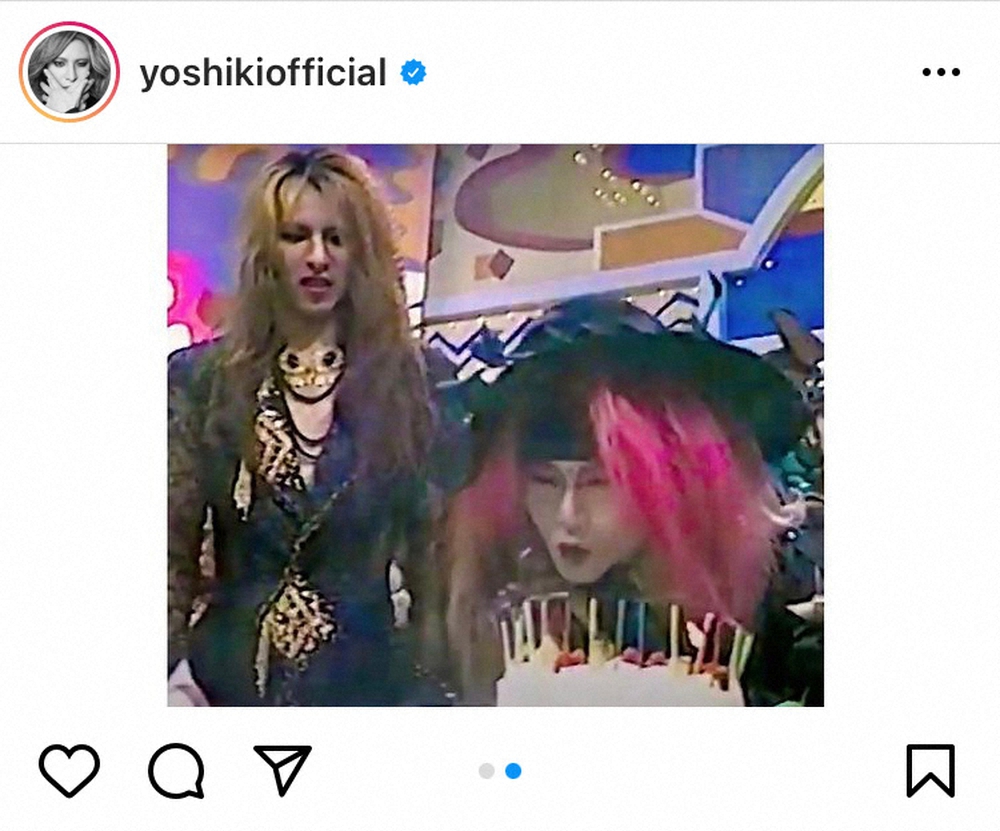 【画像・写真】YOSHIKI　22年前に他界した盟友HIDEさんへ　名曲とともに「今でも毎日のように思う」