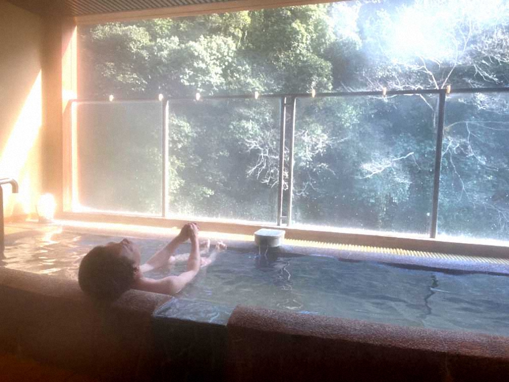 大阪府「山水館」　自然と触れあえる貸し切り風呂で心も裸に