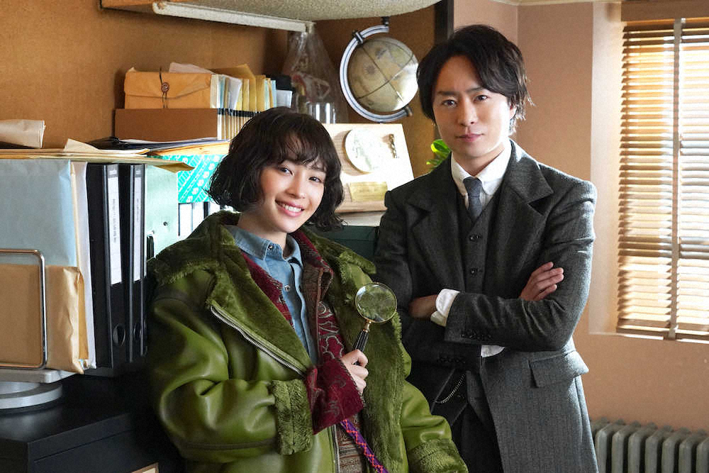 広瀬すず×櫻井翔　4月スタート日テレドラマでW主演、天才助手とポンコツ探偵のタッグ