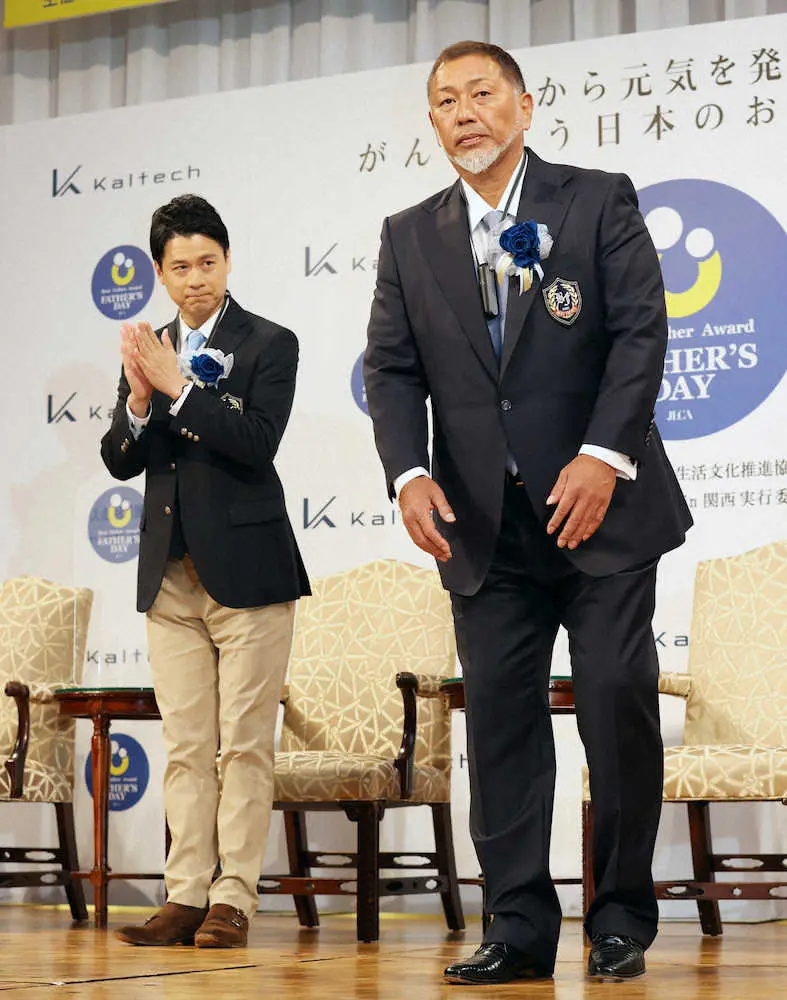 【画像・写真】石井亮次アナ　“恩人”清原氏と同じベスト・ファーザー賞受賞に感激「法外の喜びです」