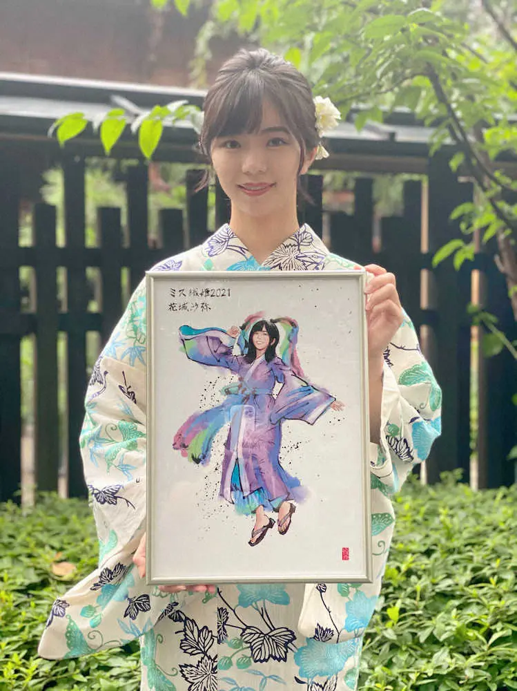 コウベリーズ・花城沙弥　「ミス織姫2021」グランプリ受賞に「新しい自分を知れる貴重な機会になった」