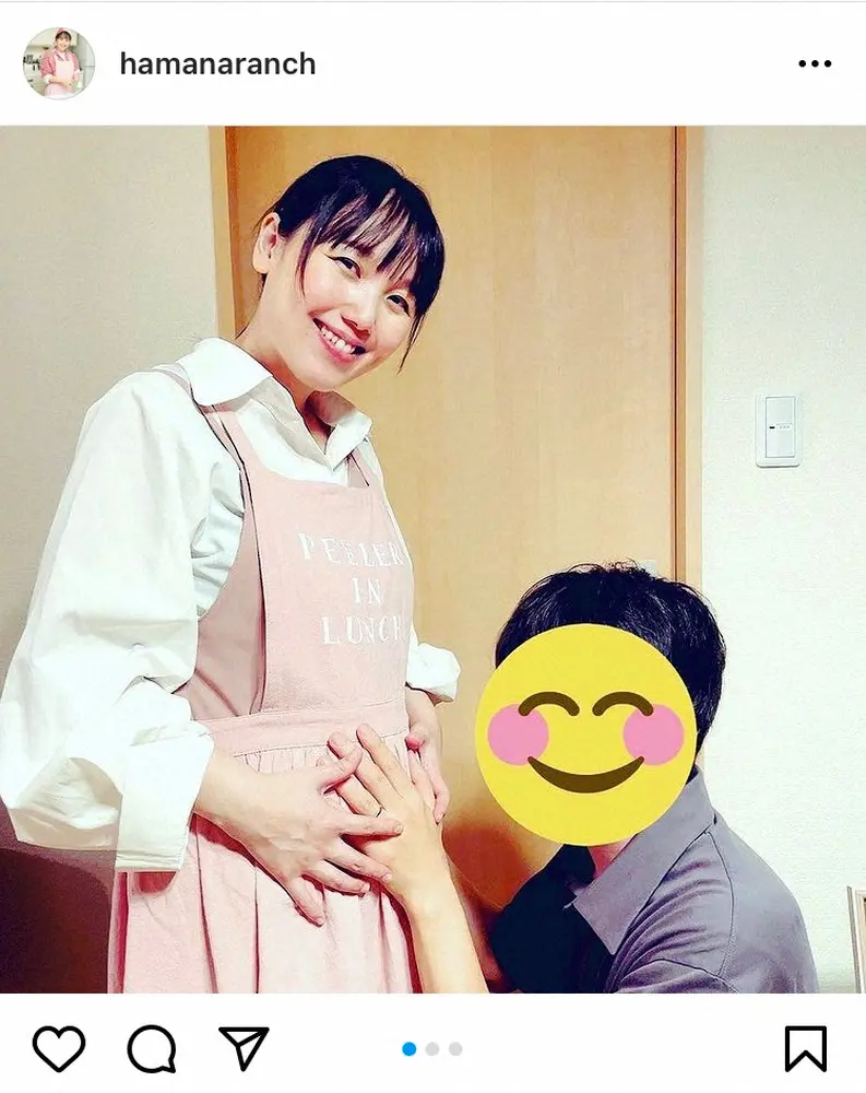 「ハルカラ」浜名ランチ　第1子妊娠発表　来年3月出産予定「女の子が産まれて参ります！」