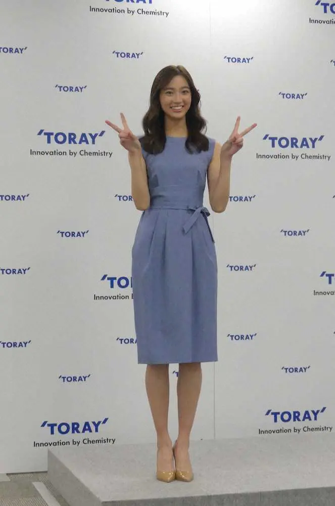 間瀬遥花、東レキャンペーンガール選出に「光栄」　憧れは中村アン