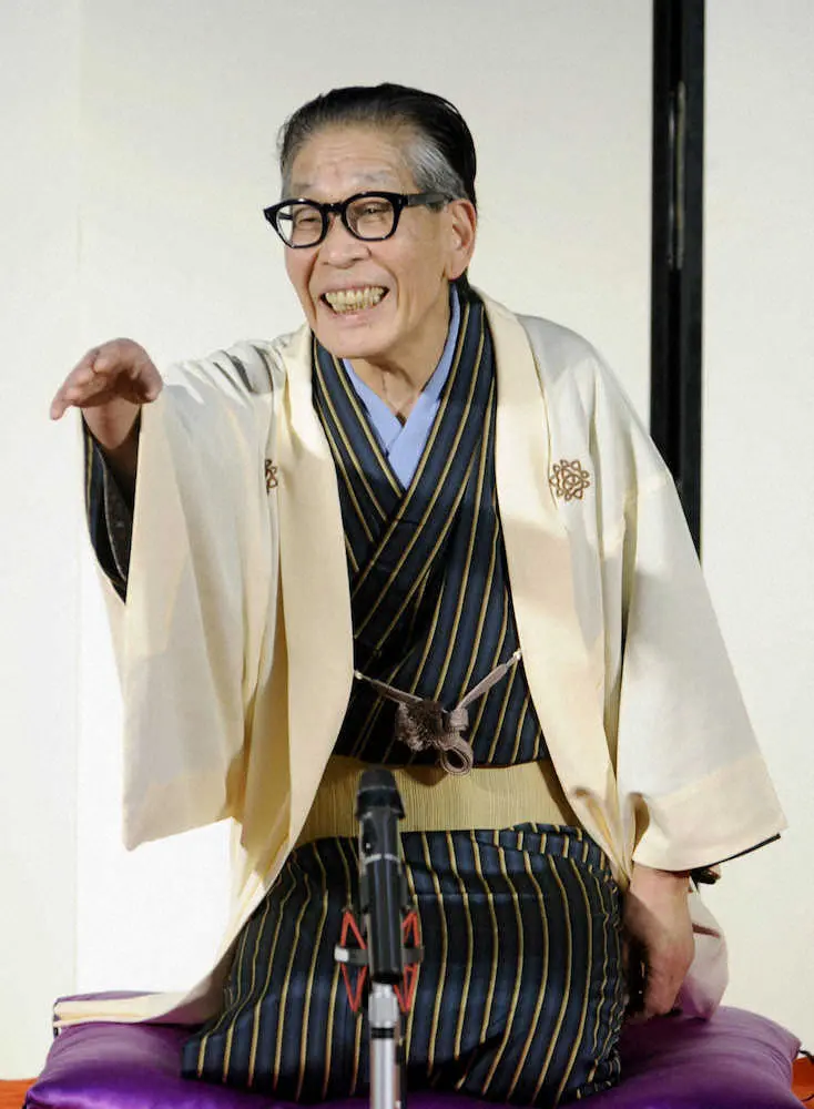 「新作落語の神様」三遊亭円丈さん死去　76歳、心不全　代表作「グリコ少年」など300作生む