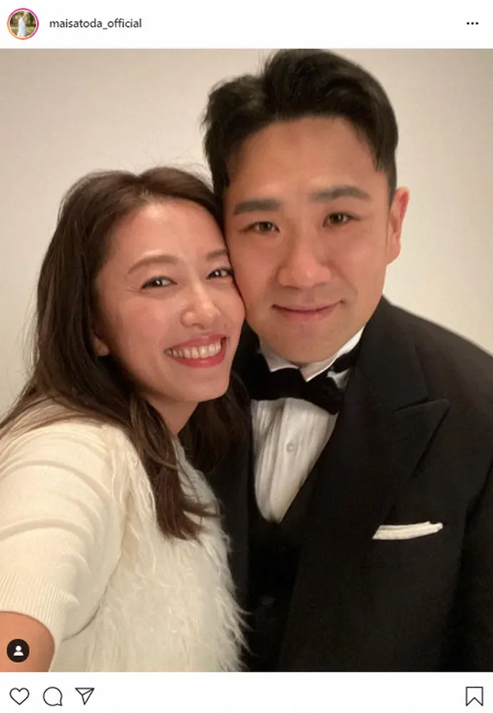 【画像・写真】里田まい　マー君とラブラブ2ショット披露「何年経っても素敵なご夫婦」「憧れます」「似てる」と反響