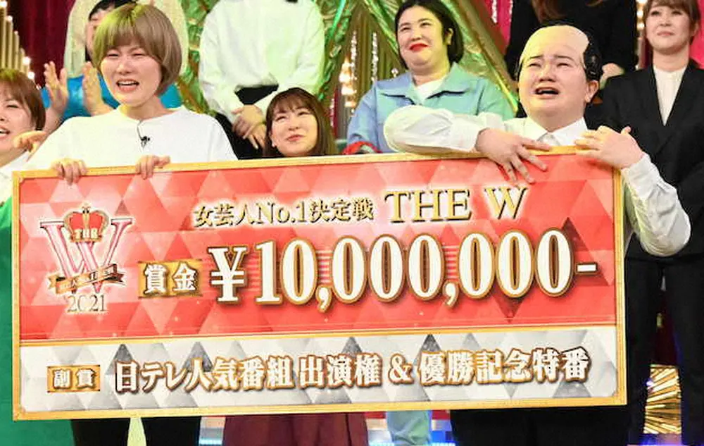 【画像・写真】「THE　W」5代目女王は「オダウエダ」　賞金は「お母さんに500万円を渡したい」