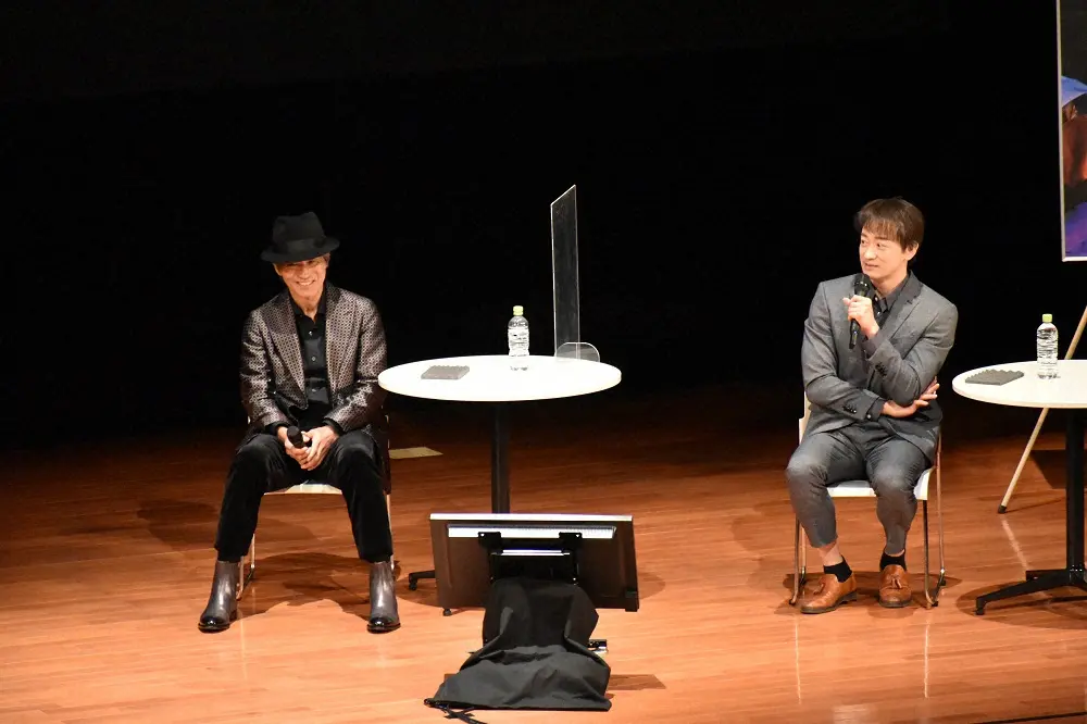大河ドラマ「鎌倉殿の13人」のトークショーを開催した佐藤浩市（左）と山本耕史（C）NHK