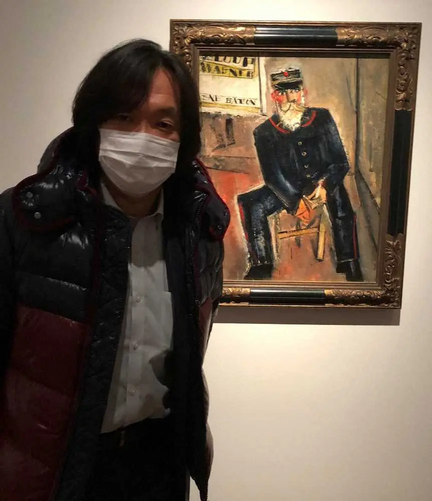大阪中之島美術館で佐伯祐三画伯の「郵便配達夫」をじっくり鑑賞できました