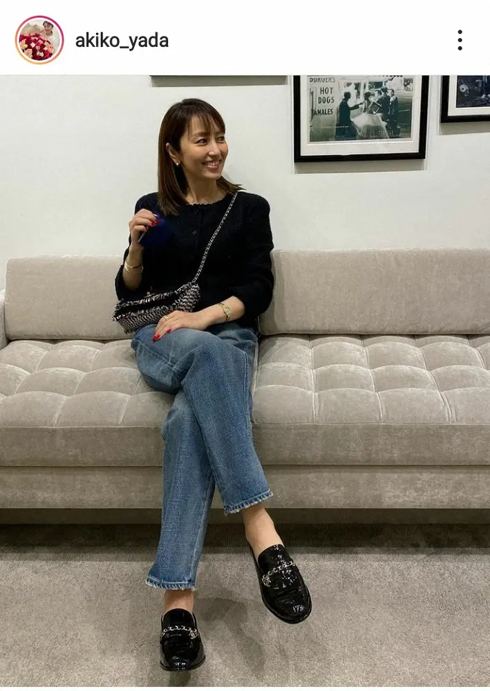 【画像・写真】矢田亜希子「着たい物はやはり変わらない」シャネルの私服コーデに「カッコいい」「女神」「綺麗」の声