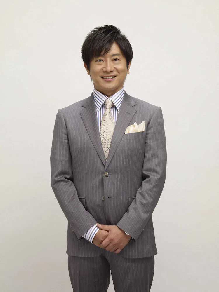 NHKラジオ第2「アナウンサー百年百話」で、6月の番組の制作を担当した小松宏司アナウンサー（C）NHK