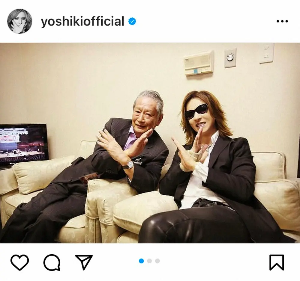 【画像・写真】YOSHIKI　「親友だった」元ソニー会長・出井伸之さん悼む「悲しい…素晴らしい人だった」