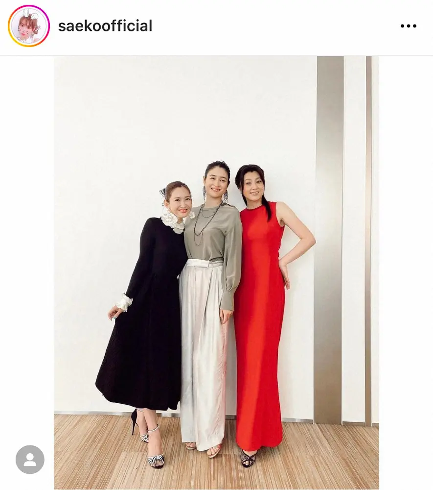 紗栄子　小雪、藤原紀香とのドレスアップ写真が反響「豪華メンバー」「美しすぎてまぶしい」