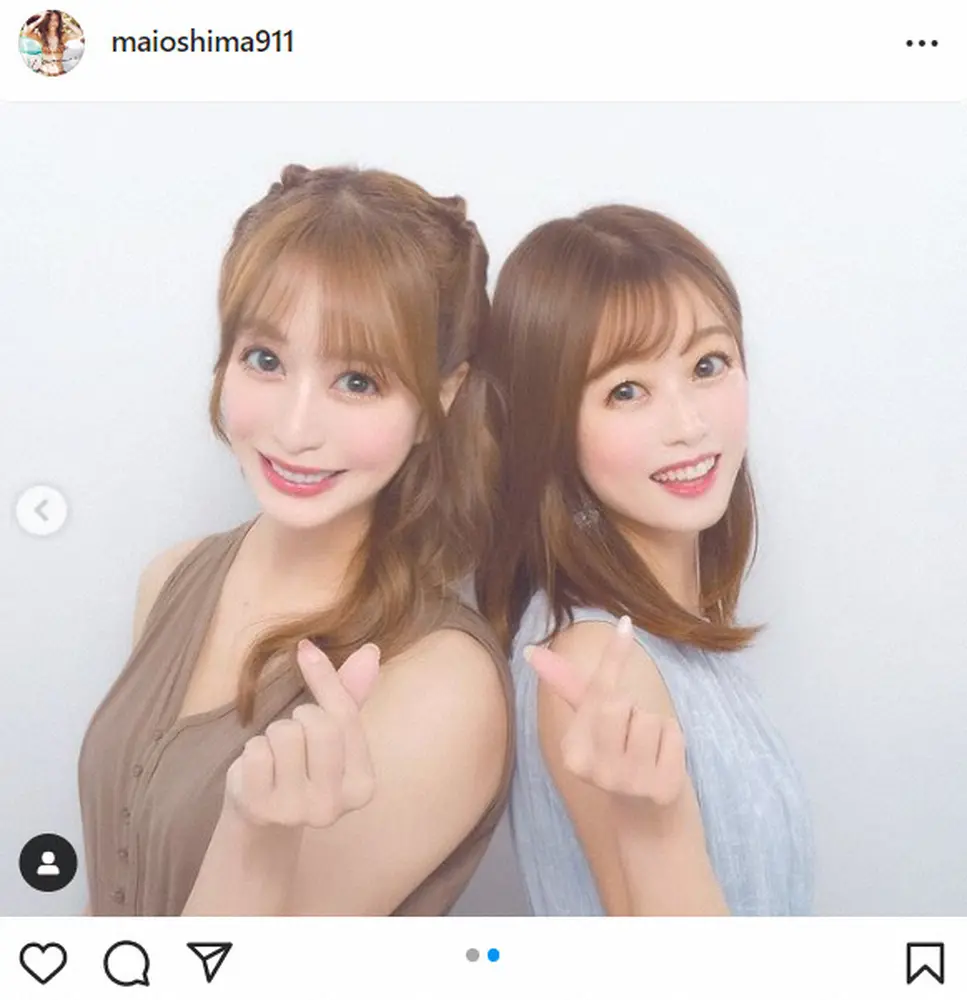 【画像・写真】大島麻衣　ABEMA西澤由夏アナとのプリクラ公開　「2人とも可愛い」「めちゃめちゃキレイ」の声